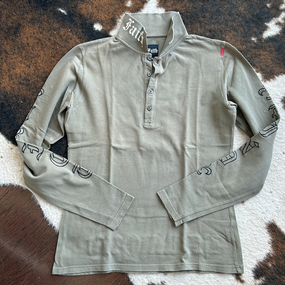 Authentic Faith Connexion Cotton Top | Size M | Designer Statement - Picture 2 of 6